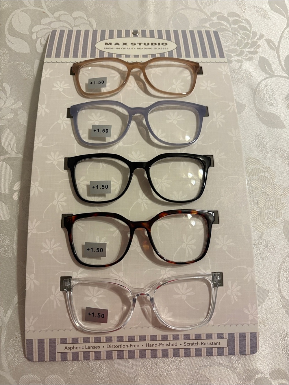 Max Studio Reading Glasses Set of 5 Brand New